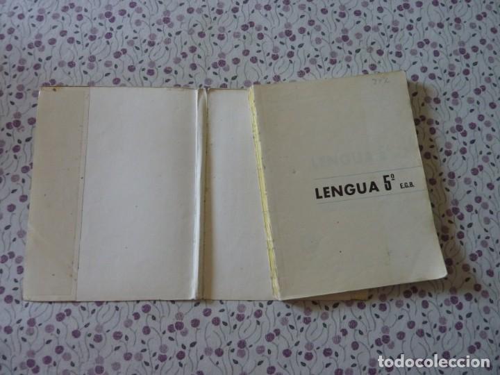Libros de segunda mano: LENGUA 5&ordm; EGB. EDITORIAL HSR. A&Ntilde;O 1981 - Foto 2