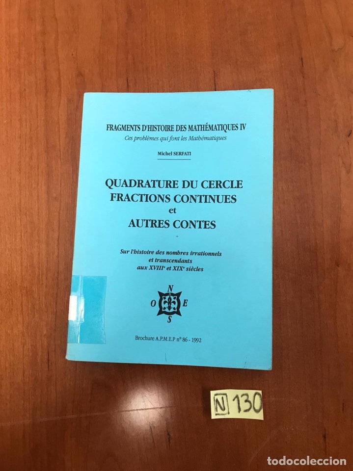 Fragments D'Histoire Des Mathematiques IV