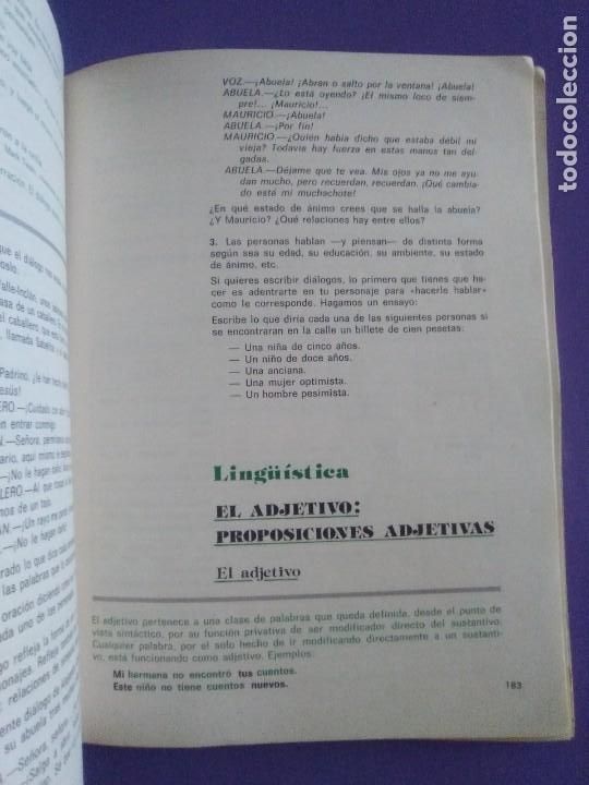 Libros de segunda mano: LENGUAJE 7 EGB SANTILLANA 1977/1980. - Foto 12