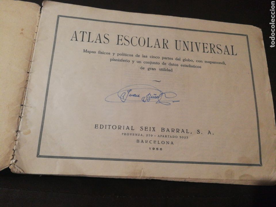 Libros de segunda mano: ATLAS ESCOLAR UNIVERSAL 1956 - Foto 2