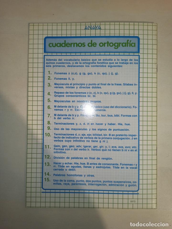Libros de segunda mano: Libro de texto Anaya Ortograf&iacute;a 3. Sin uso. - Foto 6