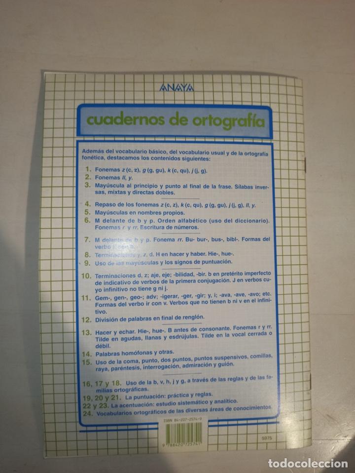 Libros de segunda mano: Libro de texto Anaya Ortograf&iacute;a 5. Sin uso. - Foto 5