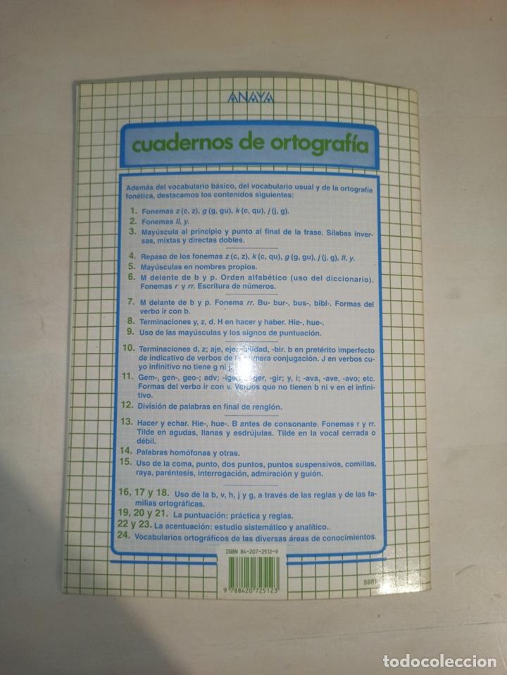 Libros de segunda mano: Libro de texto Anaya Ortograf&iacute;a 11. Sin uso. - Foto 5
