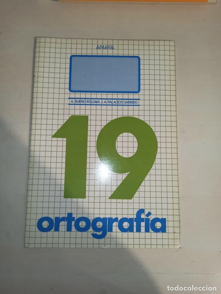 Libros de segunda mano: Libro de texto Anaya Ortograf&iacute;a 19. Sin uso. - Foto 1