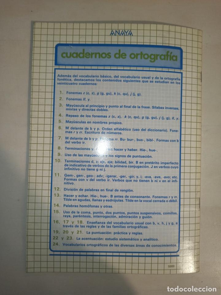Libros de segunda mano: Libro de texto Anaya Ortograf&iacute;a 19. Sin uso. - Foto 5