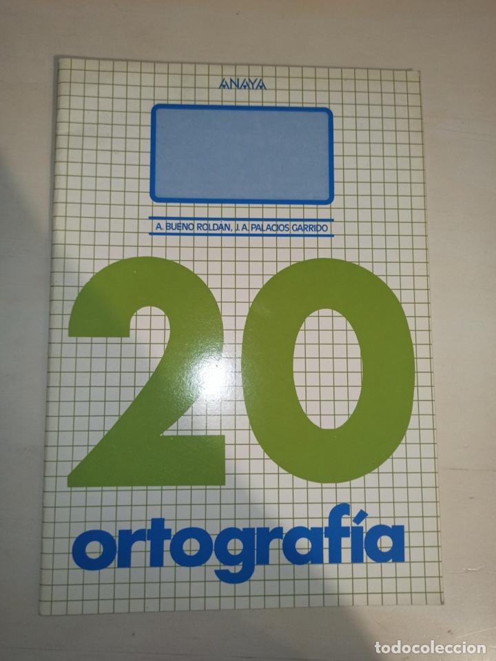 Libros de segunda mano: Libro de texto Anaya Ortograf&iacute;a 20. Sin uso. - Foto 1