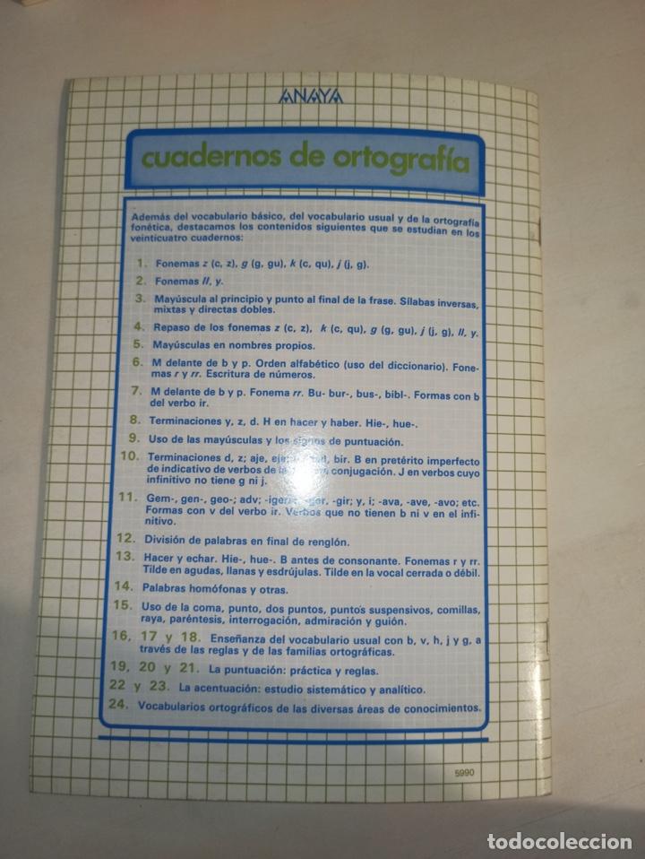 Libros de segunda mano: Libro de texto Anaya Ortograf&iacute;a 20. Sin uso. - Foto 4