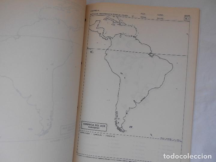 Libros de segunda mano: ACTIVIDADES DE GEOGRAFIA CON MAPAS EDELVIVES 1987 - Foto 2