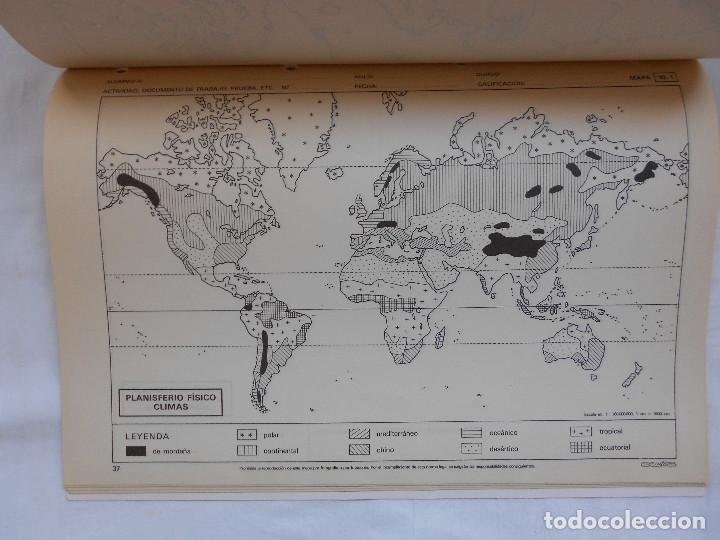 Libros de segunda mano: ACTIVIDADES DE GEOGRAFIA CON MAPAS EDELVIVES 1987 - Foto 2