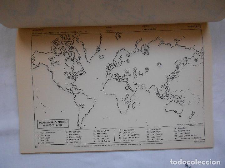 Libros de segunda mano: ACTIVIDADES DE GEOGRAFIA CON MAPAS EDELVIVES 1987 - Foto 3