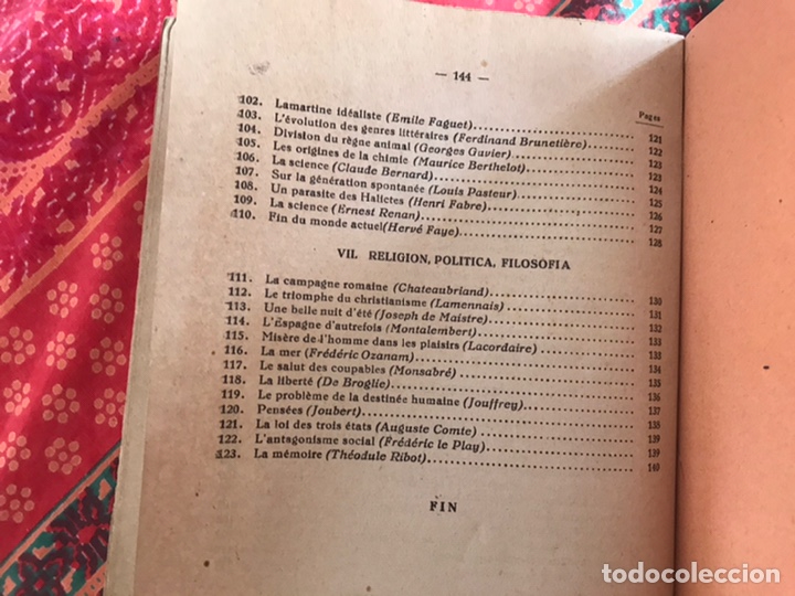 Libros de segunda mano: Morceaux choisis. Federico del valle Abad - Foto 5