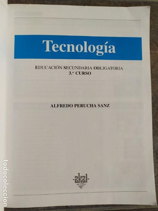 Libros de segunda mano: Tecnolog&iacute;a. 3&deg;ESO. AKAL - Foto 3
