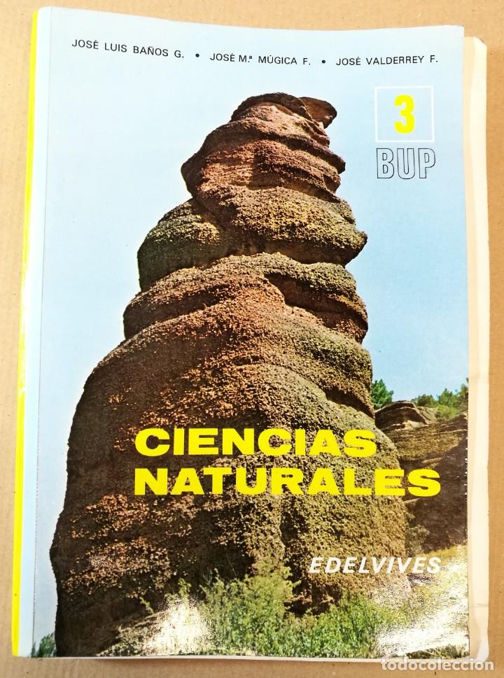 Libros de segunda mano: CIENCIAS NATURALES 3 BUP EDELVIVES LIBRO DE TEXTO 1981 - Foto 1