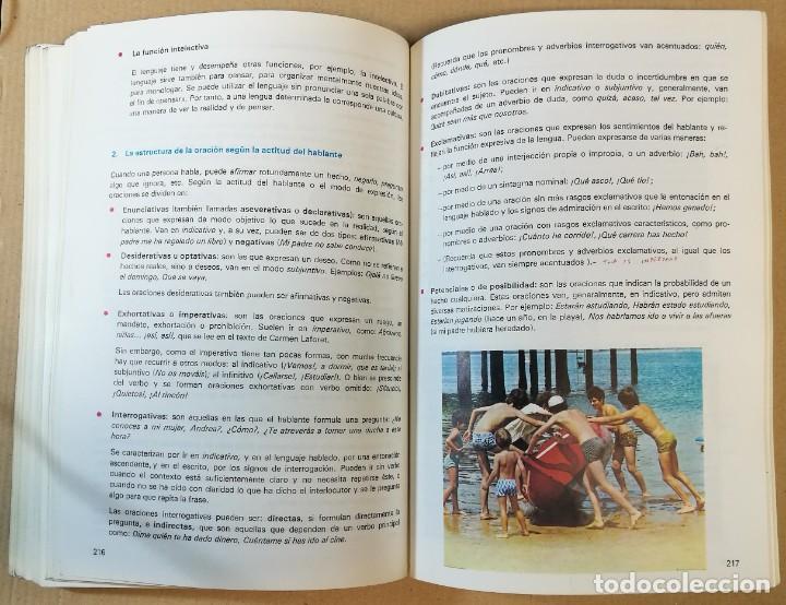 Libros de segunda mano: MI LENGUAJE 8 EGB EDELVIVES LIBRO DE TEXTO 1979 - Foto 5