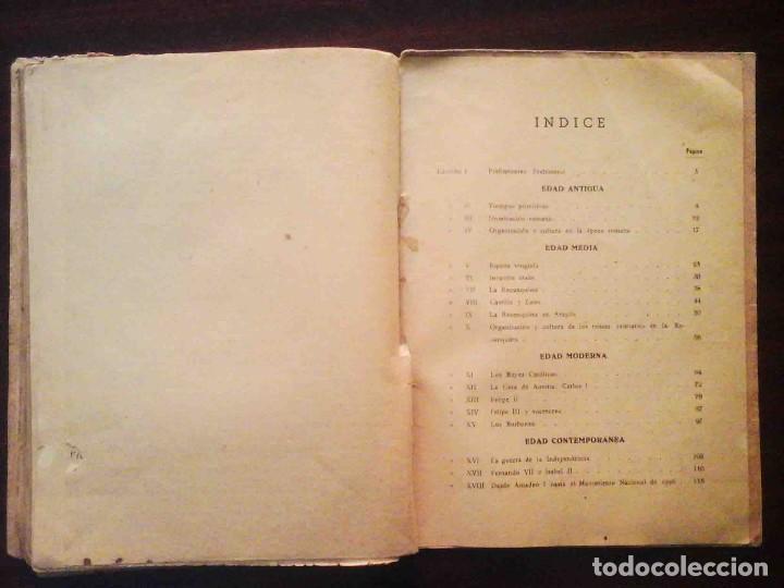 Libros de segunda mano: Compendio de Historia de Espa&ntilde;a (Ram&oacute;n S&aacute;ez Garrido) 1947 - Foto 5