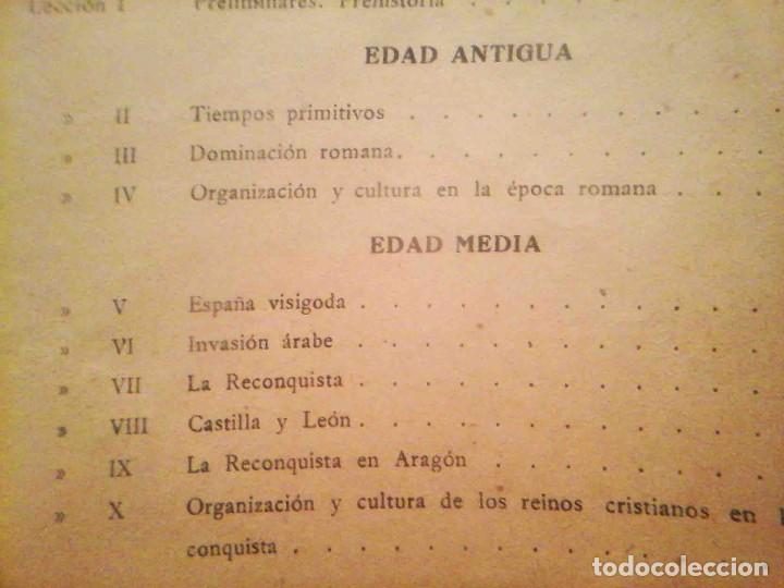 Libros de segunda mano: Compendio de Historia de Espa&ntilde;a (Ram&oacute;n S&aacute;ez Garrido) 1947 - Foto 6