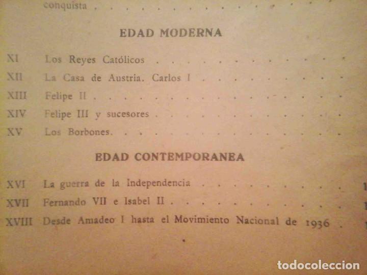 Libros de segunda mano: Compendio de Historia de Espa&ntilde;a (Ram&oacute;n S&aacute;ez Garrido) 1947 - Foto 7