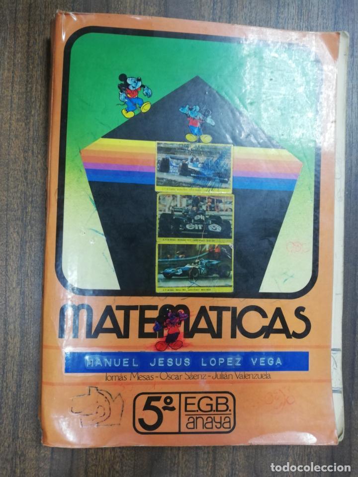 Libros de segunda mano: MATEMATICAS. 5&ordm; EGB. ANAYA. 1983. - Foto 1