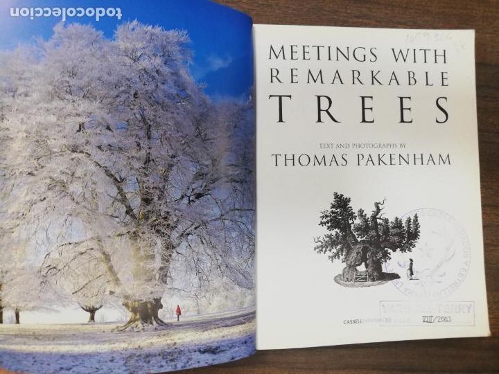 Libros de segunda mano: MEETINGS WITH REMARKABLE TREES. THOMAS PAKENHAM. 1997. - Foto 2