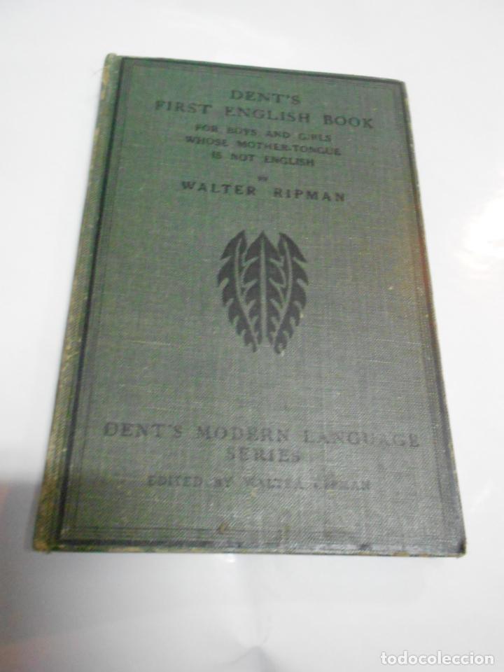 Libros de segunda mano: ANTIGUO LIBRO DE TEXTO - INGLES - A FIRST ENGLISH BOOK - CG7 - Foto 1