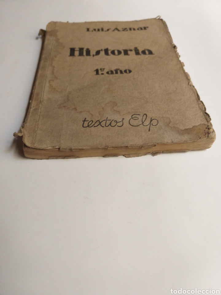 Libros de segunda mano: Historia primer curso . Libro de lecturas Luis Aznar Texto E L P - Foto 2