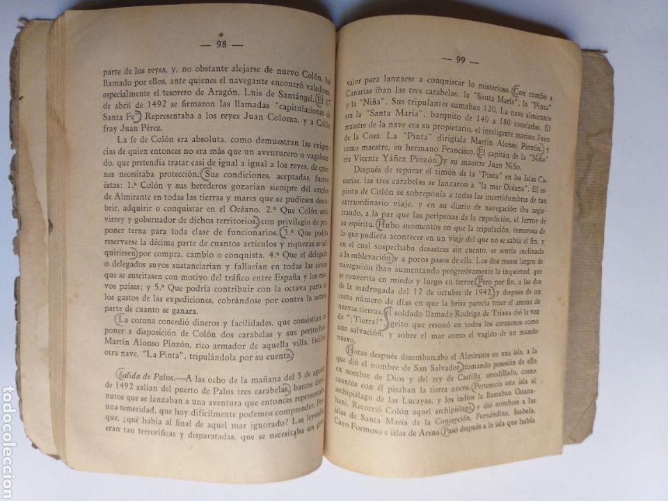 Libros de segunda mano: Historia primer curso . Libro de lecturas Luis Aznar Texto E L P - Foto 16