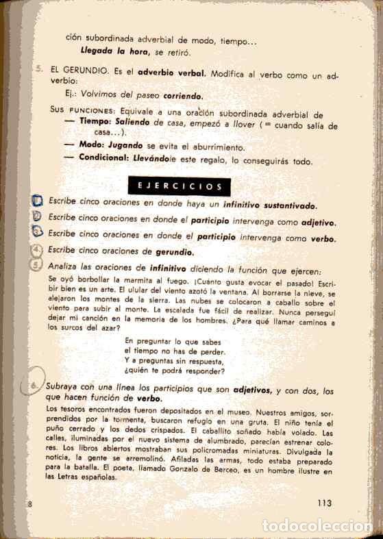 Libros de segunda mano: ESPA&Ntilde;OL 2&ordm; A&Ntilde;O DE BACHILLERATO - SM 1964 - Foto 3