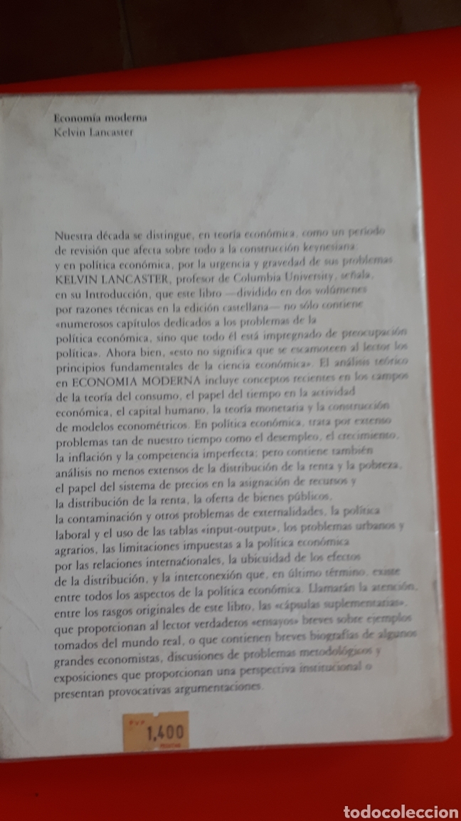 Libros de segunda mano: Econom&iacute;a moderna 1 - Kevin Lancaster - Foto 2