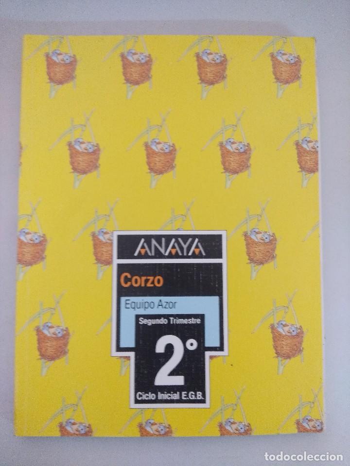 Libros de segunda mano: CORZO EQUIPO AZOR 2&ordf; TRIMESTRE 2 E.G.B. ANAYA. - Foto 1