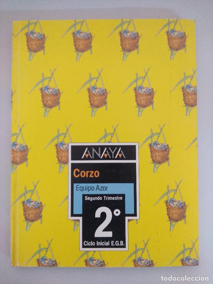 Libros de segunda mano: CORZO EQUIPO AZOR 2&ordf; TRIMESTRE 2 E.G.B. ANAYA. - Foto 1