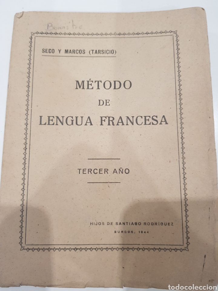 Libros de segunda mano: Lote 3 libros y 1 programa de Idiomas, Ingl&eacute;s y Franc&eacute;s , a&ntilde;os 1940 - Foto 3