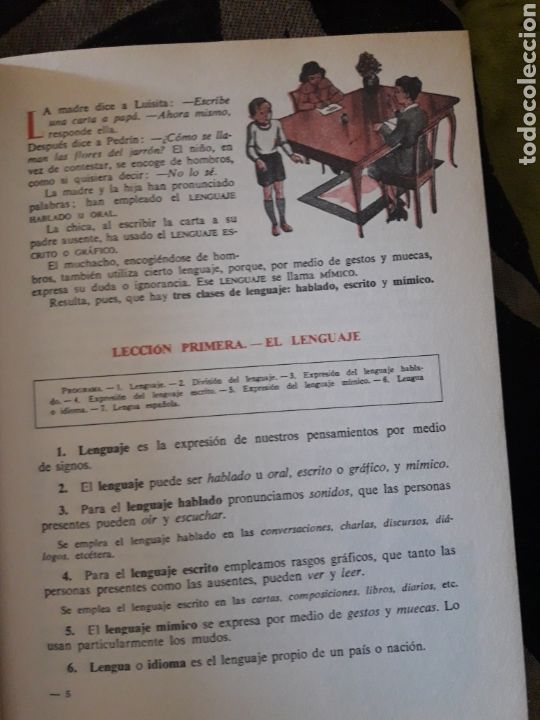 Libros de segunda mano: Gram&aacute;tica segundo grado, Editorial Luis Vives de 1947 - Foto 5
