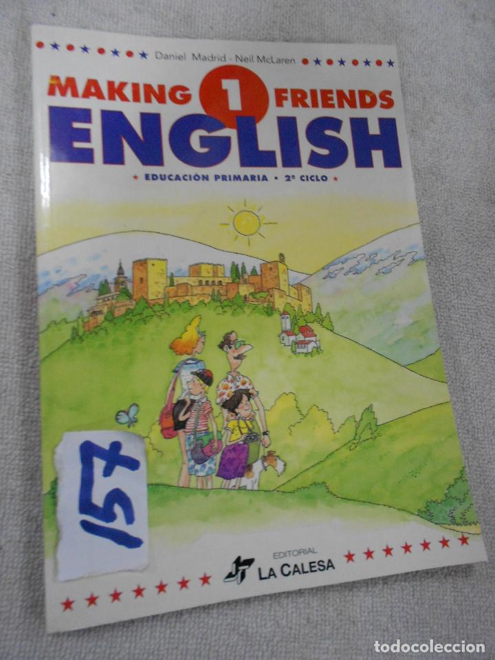 Libros de segunda mano: ANTIGUO LIBRO DE TEXTO - INGLES MAKING FRIENDS 1 - Foto 1