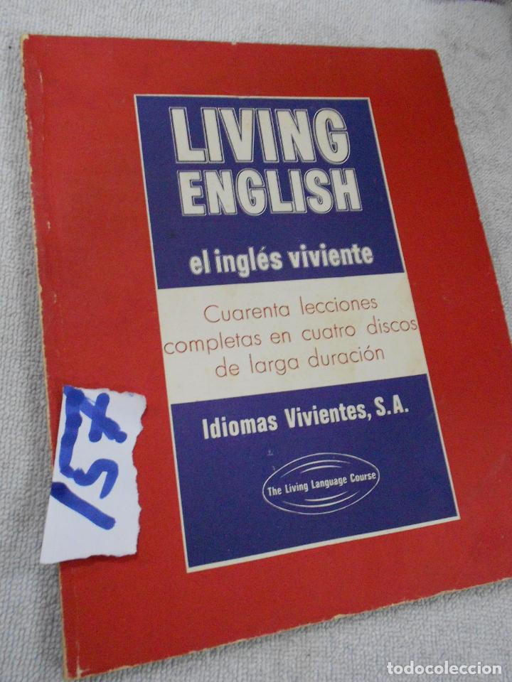 Libros de segunda mano: ANTIGUO LIBRO DE TEXTO - INGLES VIVIENTE - Foto 1