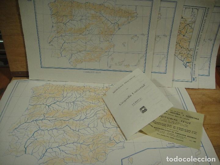 Libros de segunda mano: mapas mudos para ejercicios de geografia - 25 mapas , editorial teide - Foto 2