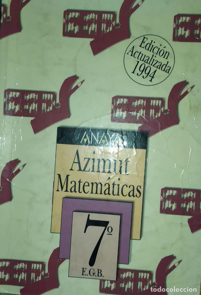 Libros de segunda mano: MATEM&Aacute;TICAS 7&ordm; EGB ANAYA ESCOLAR - Foto 1