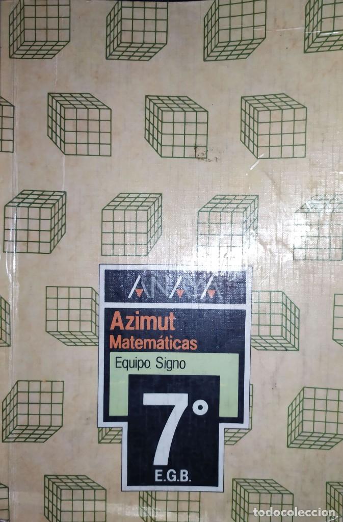 Libros de segunda mano: MATEM&Aacute;TICAS 7&ordm; EGB ANAYA ESCOLAR DIFERENTE - Foto 1