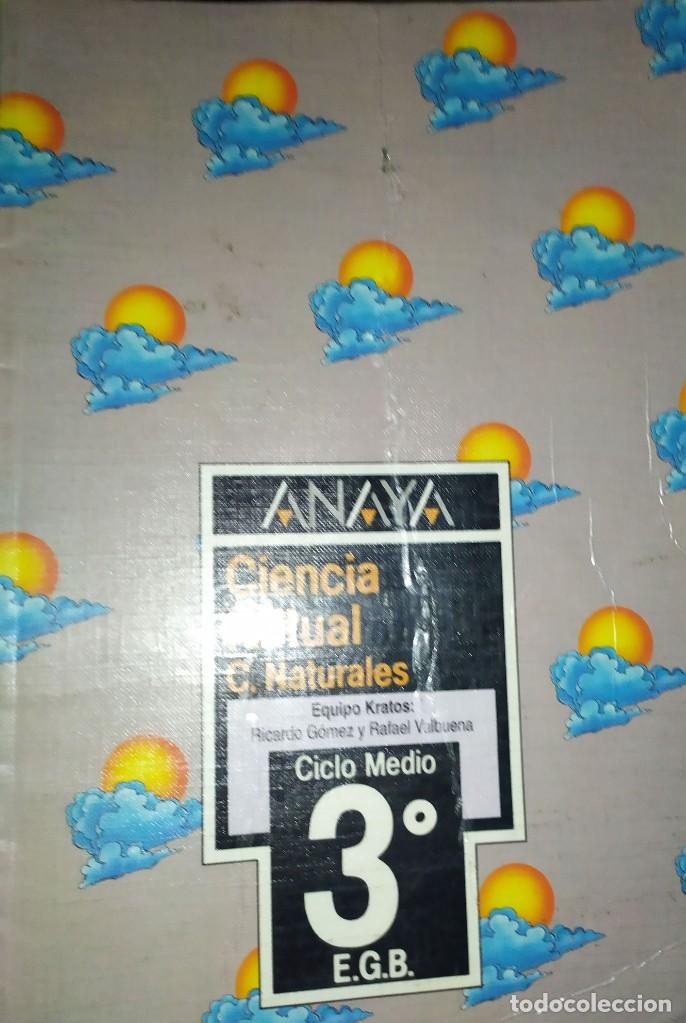 Libros de segunda mano: CIENCIAS NATURALES 3&ordm; DE EGB ANAYA ESCOLAR - Foto 1