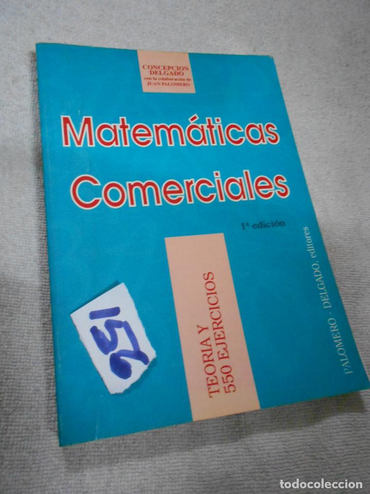Libros de segunda mano: ANTIGUO LIBRO DE TEXTO - MATEMATICAS COMERCIALES - Foto 1