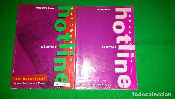Libros de segunda mano: LIBROS INGL&Eacute;S &laquo;HOTLINE STARTER&raquo;. EL DE EJERCICIOS MANUSCRITO. - Foto 1