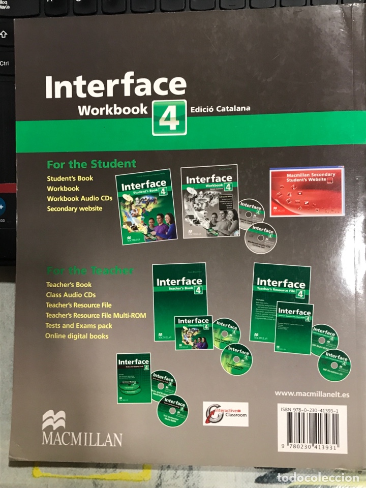 Libros de segunda mano: Interface Workbook 4 Edici&oacute; Catalana MACMILLAN libro ingles - Foto 2