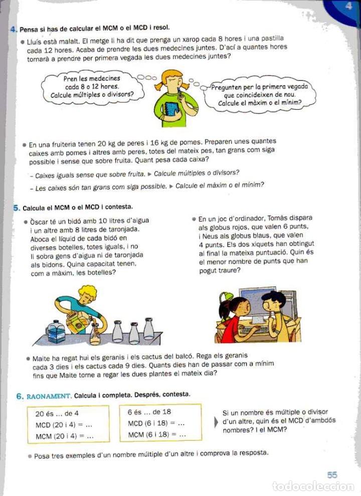 Libros de segunda mano: MATEM&Agrave;TIQUES 6 PRIM&Agrave;RIA - PROJECTE LA CASA DEL SABER - VORAMAR 2009 - Foto 2