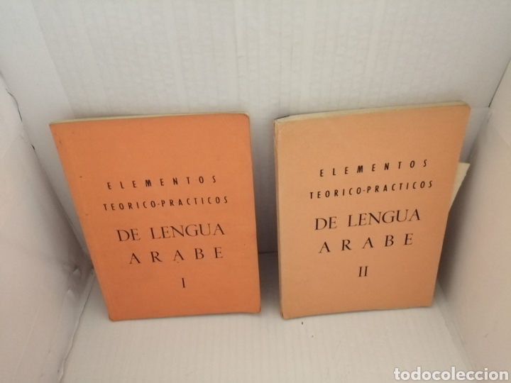 Libros de segunda mano: Elementos te&oacute;rico-pr&aacute;cticos de lengua &aacute;rabe, Volumenes I y II - Foto 1