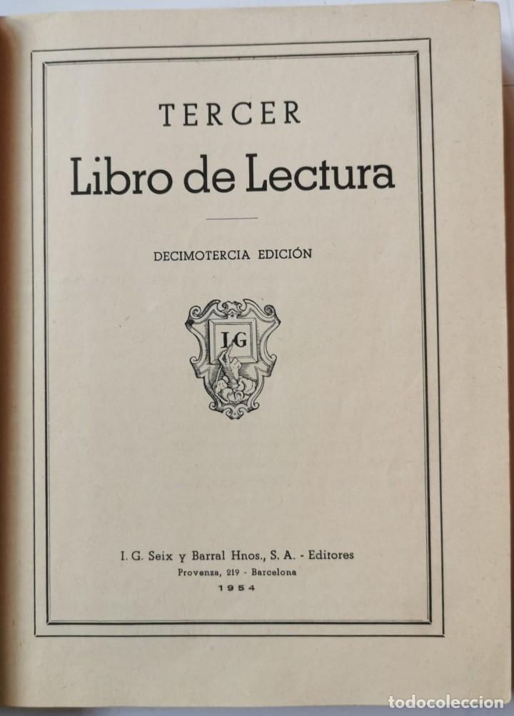 Libros de segunda mano: TERCER LIBRO DE LECTURA (SEIX BARRAL, 1954) - Foto 2