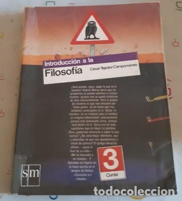 Libros de segunda mano: INTRODUCCI&Oacute;N A LA FILOSOF&Iacute;A 3ER. CURSO, ED. SM, 1987 - Foto 1