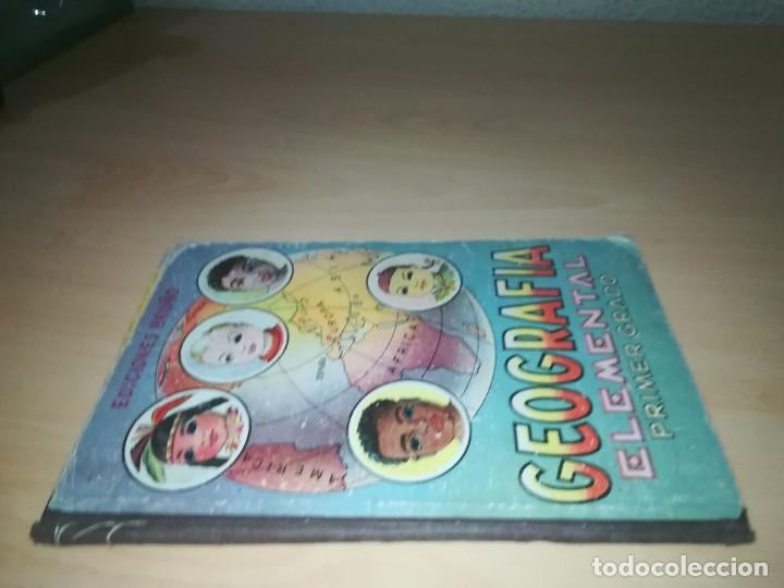 Libros de segunda mano: GEOGRAFIA ELEMENTAL PRIMER GRADO, EDICIONES BRU&Ntilde;O, 1951 Y 405 - Foto 1