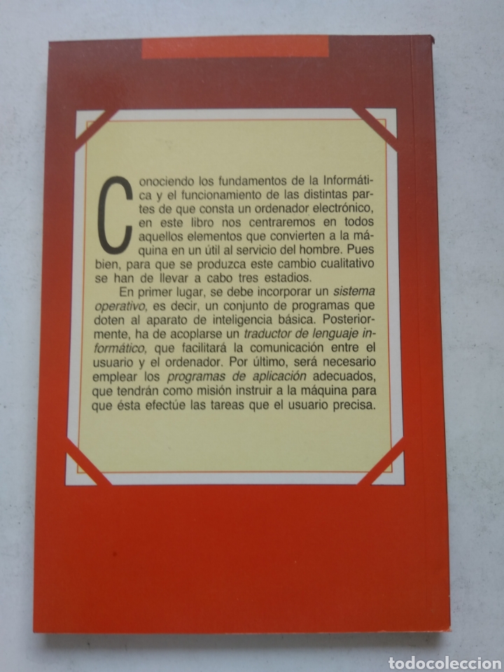 Libros de segunda mano: INFORM&Aacute;TICA TRATAMIENTO DE INFORMACI&Oacute;N/BIBLIOTECA PR&Aacute;CTICA DEL ESTUDIANTE - Foto 2