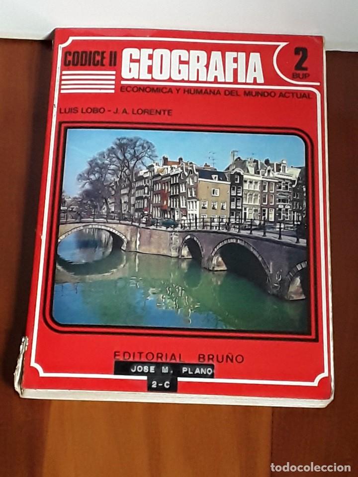 Libros de segunda mano: GEOGRAFIA. CODICE II. BRU&Ntilde;O. 2&ordm; BUP. - Foto 1