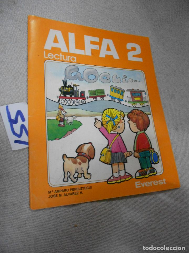 Libros de segunda mano: ANTIGUO LIBRO DE TEXTO - LIBRO DE LECTURA - ALFA 2 - Foto 1