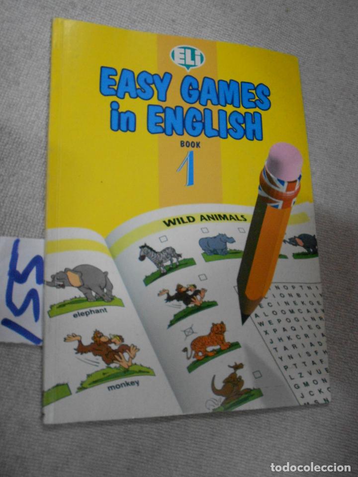 Libros de segunda mano: ANTIGUO LIBRO DE TEXTO - EASY GAMES IN ENGLISH - Foto 1